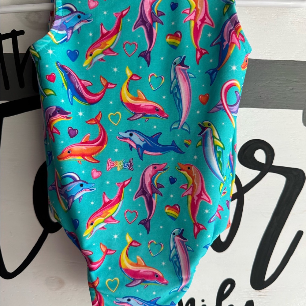 Colorful Dolphin Print Swimsuit